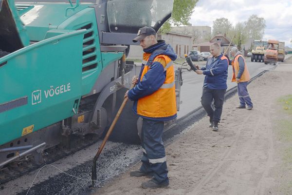 В Быхове проходит ремонт дорог