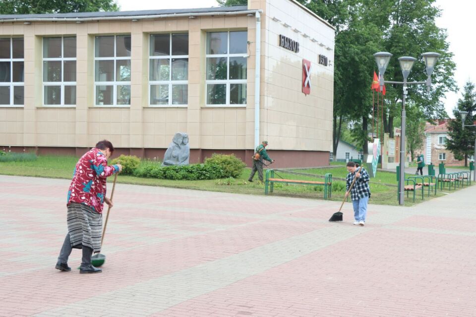 Акция «Чистый город» проходит на Быховщине