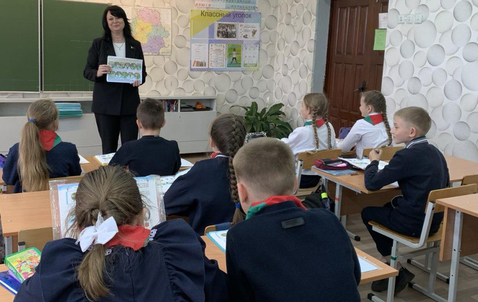 Урок экологии прошел в средней школе №3 г.Быхова
