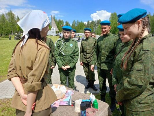 Быховские «Миротворцы» приняли участие в торжественном мероприятии, посвященном 80-летию Великой Победы