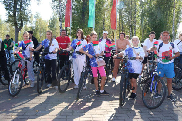 В Быхове прошел велопробег «Молодёжь выбирает движение!».ФОТОФАКТ
