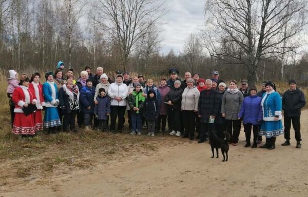 Жителям деревни Твёрдово напомнили о пожарной безопасности