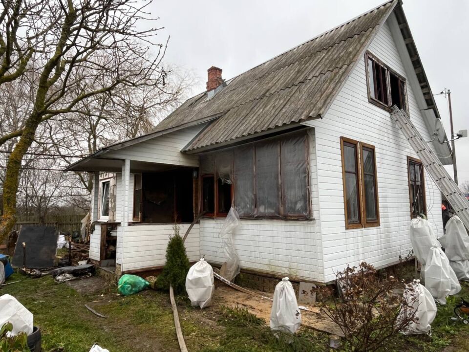 В Быховском районе произошел пожар в жилом доме