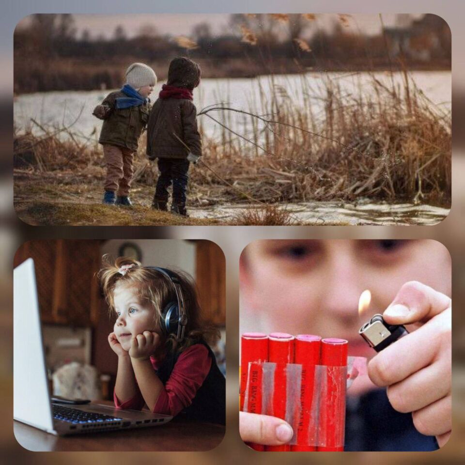 Правила безопасности для детей на зимних каникулах