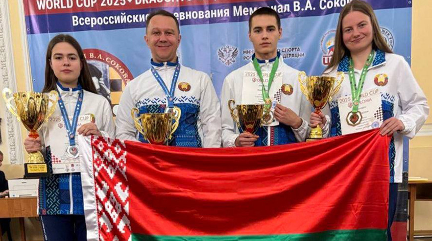 Белорусы завоевали четыре медали финала Кубка мира по шашкам в Санкт-Петербурге