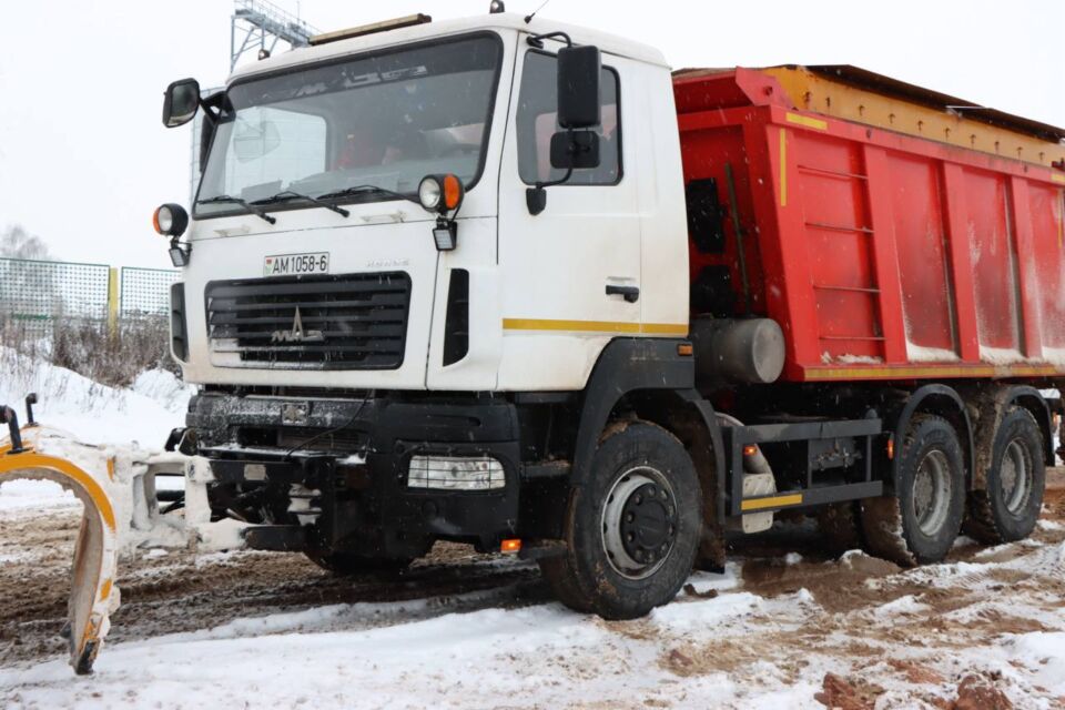 Службы Быховщины работают в усиленном режиме из-за снегопада