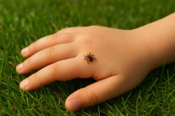 Как защитить детей от клещей во время прогулок