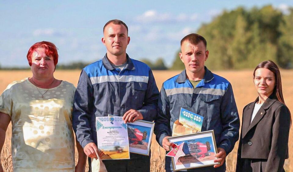 В ОАО «Обидовичи» чествовали передовиков уборочной кампании