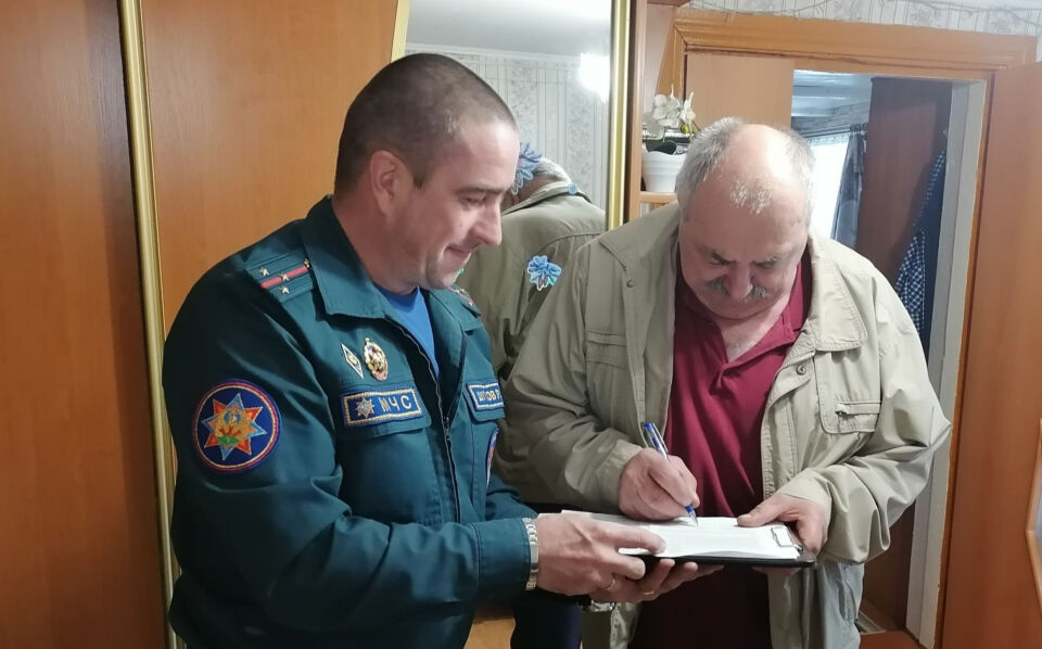 Спасатели Быховщины провели профилактический рейд